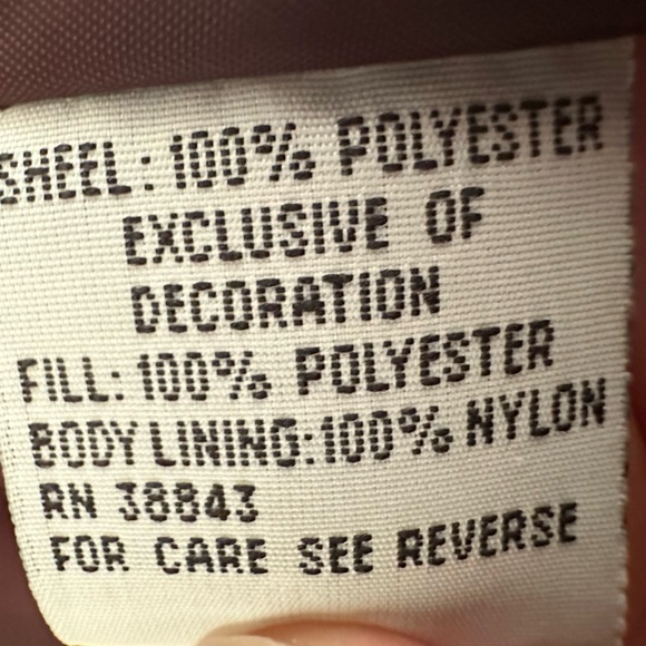 Innovations by IZZI Brown Quilted Embroidered Jacket Coat Size Small - Picture 12 of 16